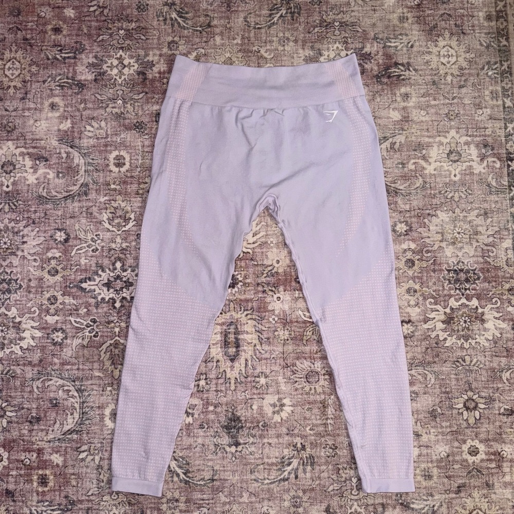 Gymshark Vital Seamless 2.0 Leggings Moonstone Purple High Waisted XL B1A2B-UBFL
